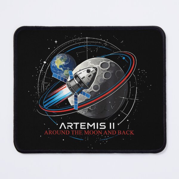 Item preview, Artemis II Around The Moon And Back NASA Space Mission Moon Orbit designed and sold by LakenDraphil.