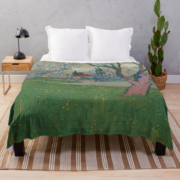 Item preview, Orchards in Blossom View of Arles by Vincent van Gogh: Post Impressionist Print designed and sold by artofuniverse.