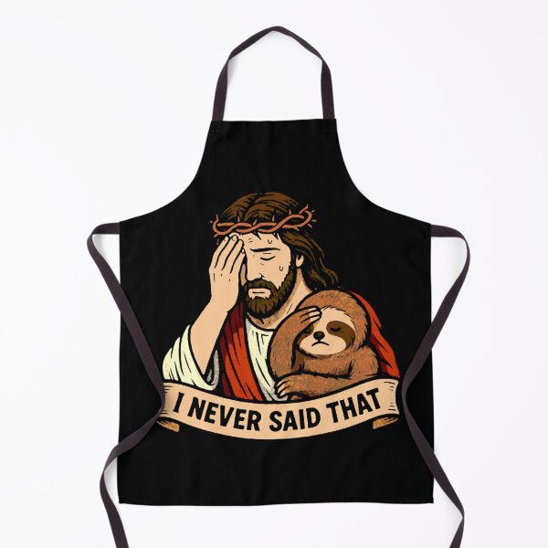 Item preview, Jesus Never Said That Cute Sloth designed and sold by plushism.