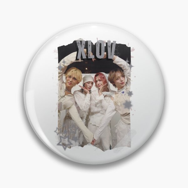 Item preview, Xlov Kpop Boy group K-music south korean Boy group Black and White Collage Digital Art Portrait designed and sold by AJUNICE STUDIO.