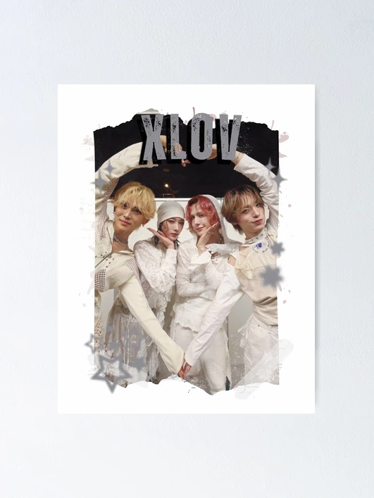 Xlov Kpop Boy group K-music south korean Boy group Black and White