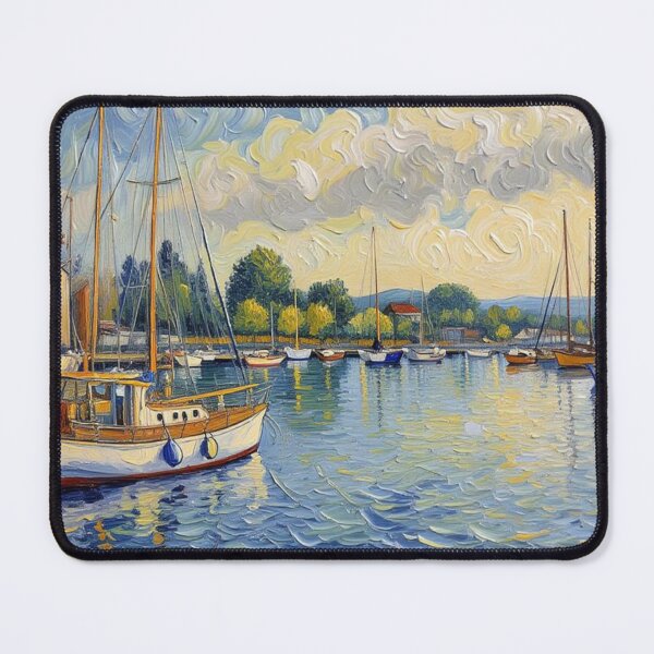 Item preview, Sailboats in the harbour designed and sold by sid1802.