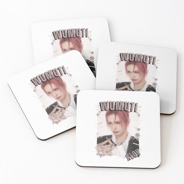 Item preview, Xlov Wumuti Kpop Boy group K-music south korean Boy group Black and White Collage Digital Art Portrait designed and sold by AJUNICE STUDIO.