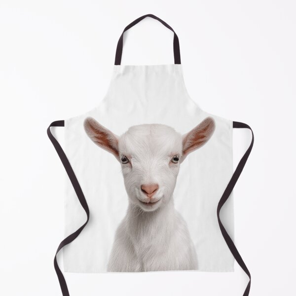 Item preview, Adorable Baby White Goat for Cute Goat lovers designed and sold by LazyOwlStore.