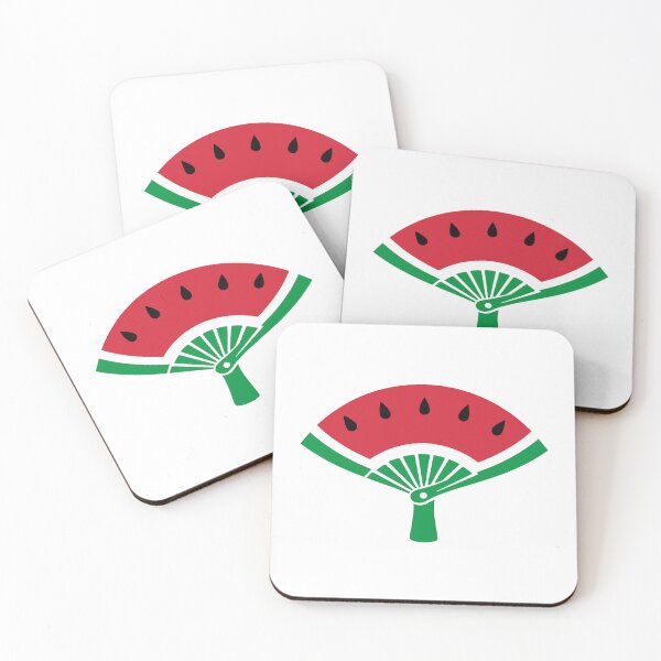 Item preview, One Cool Slice Watermelon Fan designed and sold by SnappyPNG.