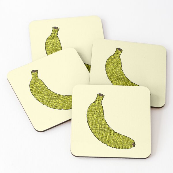 Item preview, Banana Dot Art Mosaic designed and sold by MSBM Designs.