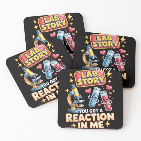 Item preview, Lab Story You Got A Reaction In Me Cute Science Chemistry Pun designed and sold by DaphoLatara.