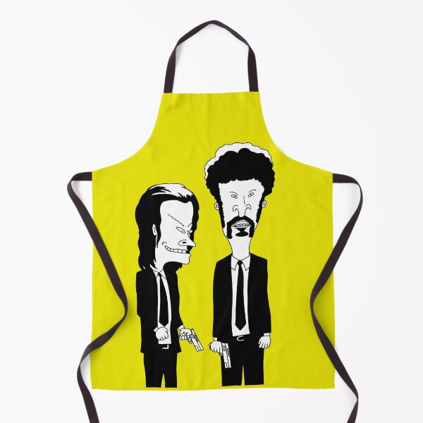 Item preview, Pulp Fiction - Beavis and Butt-Head Style (black and white) designed and sold by ZERO-MIND.