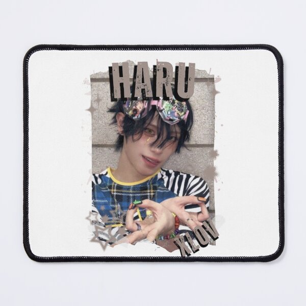 Item preview, Xlov Haru Kpop Boy group K-music south korean Boy group Black and White Collage Digital Art Portrait designed and sold by AJUNICE STUDIO.