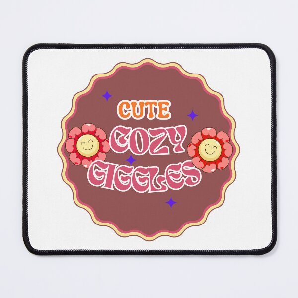 Item preview, Cute Cozy Giggles Retro Aesthetic Floral Sticker Design designed and sold by LazyGirlClubStore .