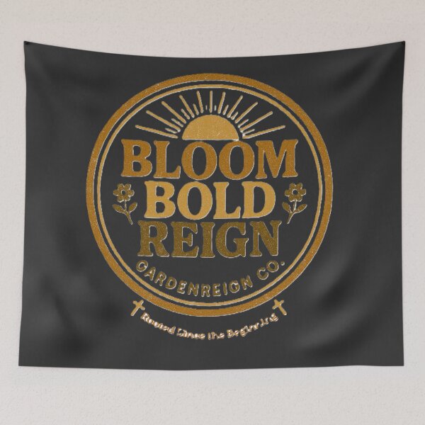 Item preview, Bloom Bold Reign Retro Stamp T‑Shirt | GardenReign Faith‑Inspired Vintage Graphic Tee | Rooted Since the Beginning designed and sold by GardenReign.