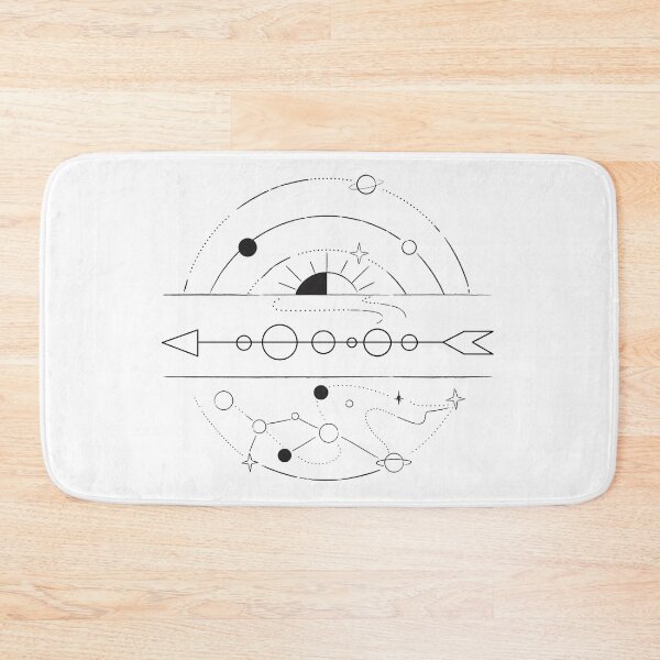 Item preview, Celestial Geometry Solar System Line Art designed and sold by Rehnair.