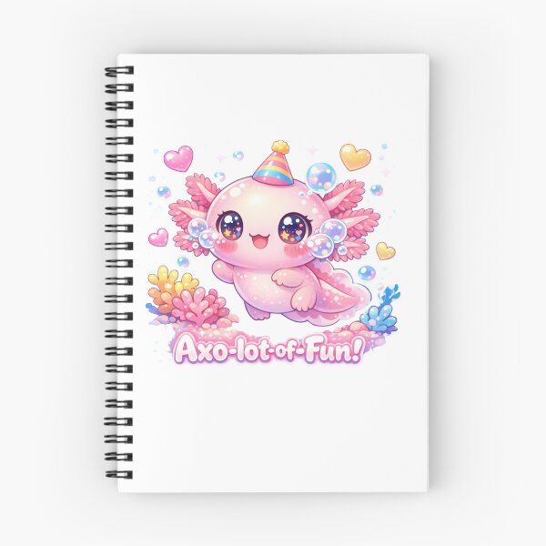 Item preview, Axo-lot-of-Fun Kawaii Axolotl Party designed and sold by TrendzSlayer.