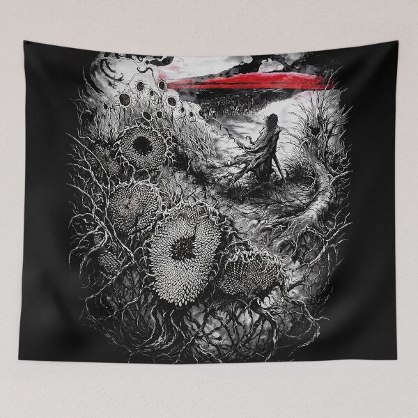 Item preview, sunflower field designed and sold by Saint Arts Studio.