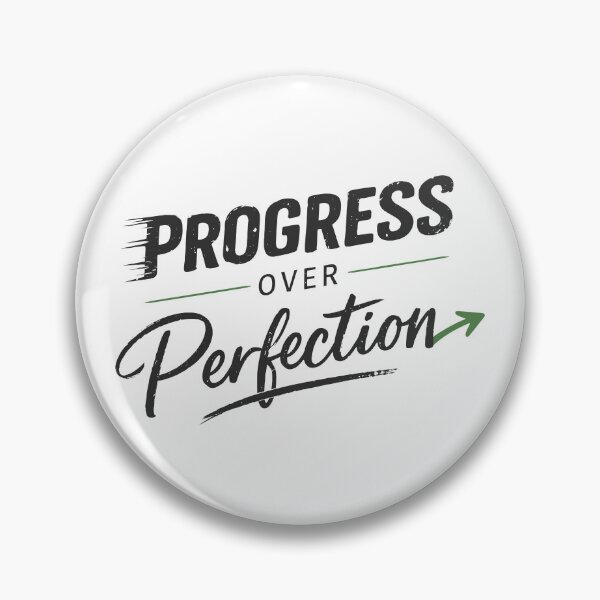 Item preview, Progress Over Perfection – Dynamic Motivational Typography Design designed and sold by Zayn Studio.