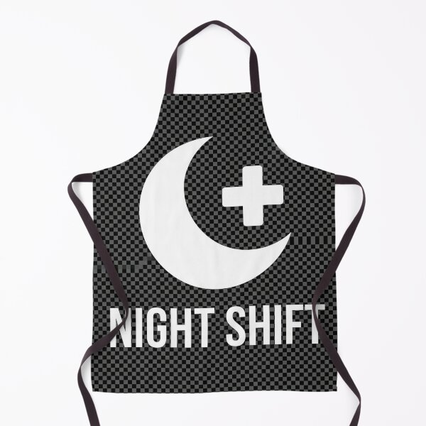 Item preview, Night Shift Moon Cross Minimalist Nurse Design designed and sold by SkillShopMill.