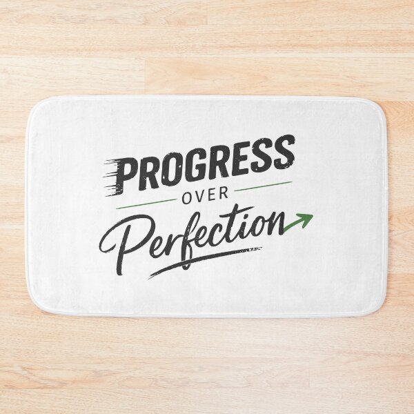 Item preview, Progress Over Perfection – Dynamic Motivational Typography Design designed and sold by Zayn Studio.