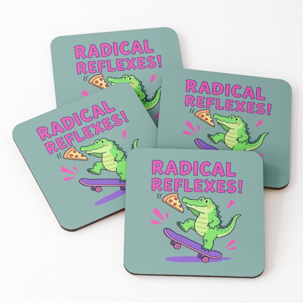 Item preview, Skater Crocodile Radical Pizza Party designed and sold by NEOCHRONOS.
