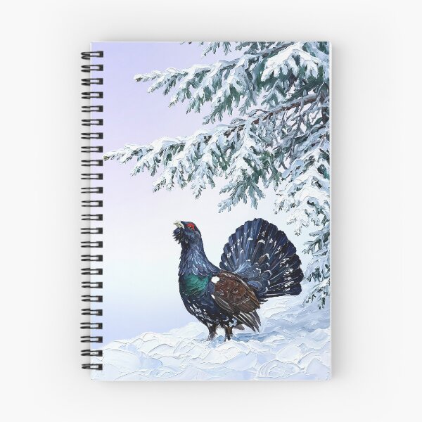 Item preview, Capercaillie Bird In Deep Snowy Forest designed and sold by Vista Atelier.