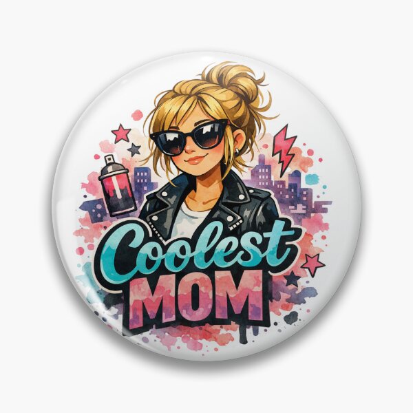 Item preview, Coolest Mom Ever Graffiti Art T-Shirt funky designed and sold by VISO-art.