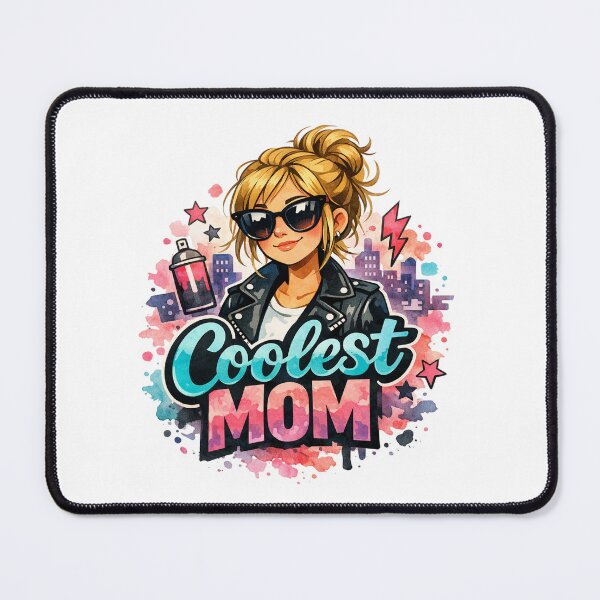 Item preview, Coolest Mom Ever Graffiti Art T-Shirt funky designed and sold by VISO-art.