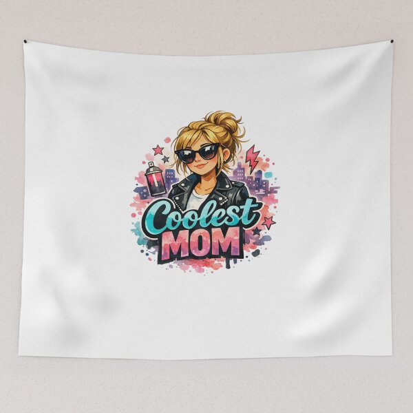 Item preview, Coolest Mom Ever Graffiti Art T-Shirt funky designed and sold by VISO-art.