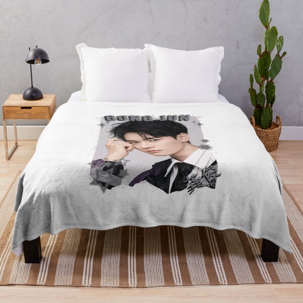 Item preview, Gong Jun (龚俊) Chinese Actor Cdrama Chinese Entertainment Black and White Collage Digital Art Portrait designed and sold by AJUNICE STUDIO.