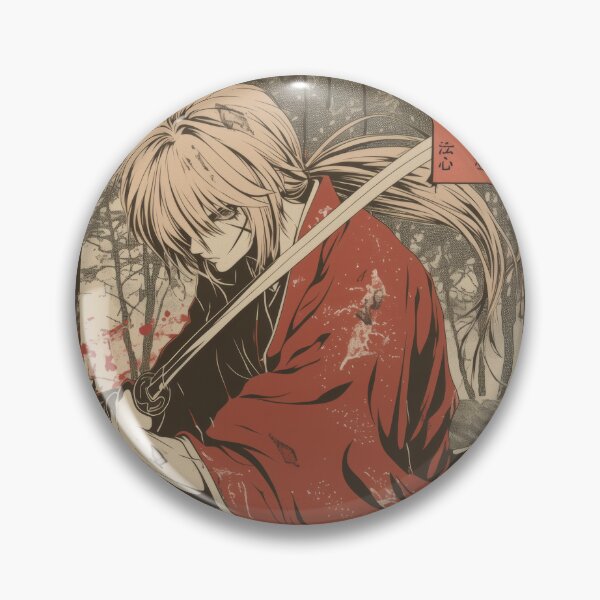 Item preview, Kenshin Vintage Poster  designed and sold by AnimeArsenalPrints.