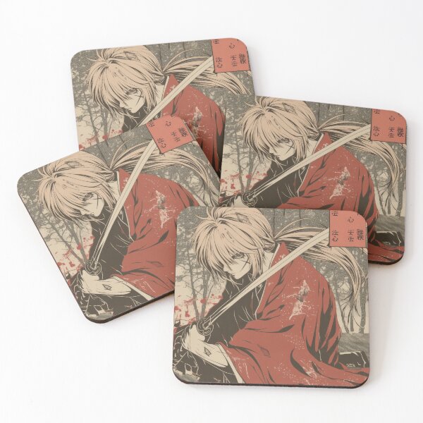 Item preview, Kenshin Vintage Poster  designed and sold by AnimeArsenalPrints.