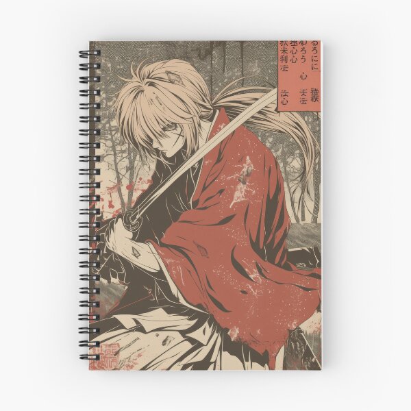 Item preview, Kenshin Vintage Poster  designed and sold by AnimeArsenalPrints.
