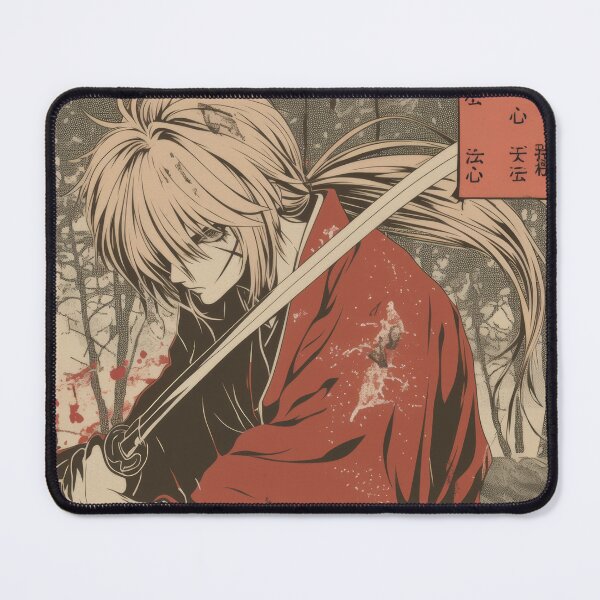 Item preview, Kenshin Vintage Poster designed and sold by AnimeArsenalPrints.
