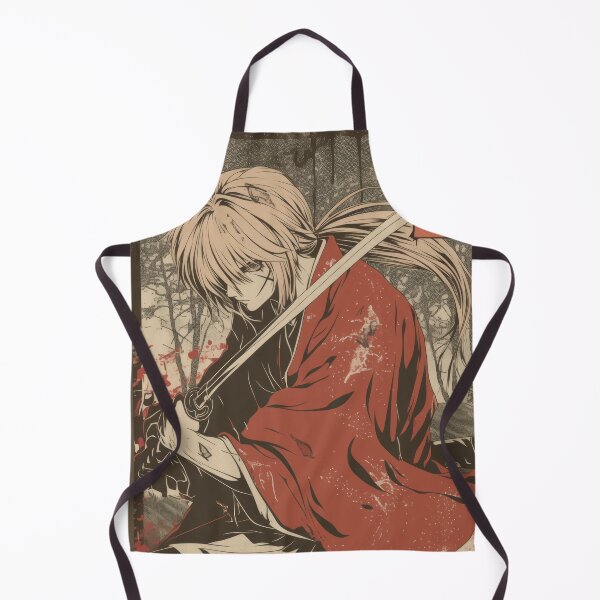 Item preview, Kenshin Vintage Poster designed and sold by AnimeArsenalPrints.