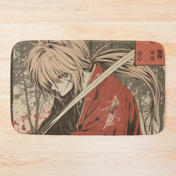 Item preview, Kenshin Vintage Poster  designed and sold by AnimeArsenalPrints.