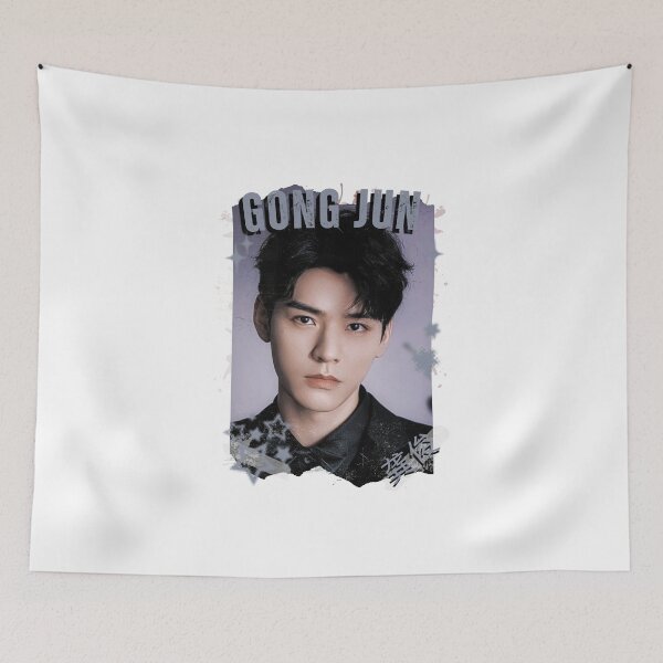 Item preview, Gong Jun (龚俊) Chinese Actor Cdrama Chinese Entertainment Black and White Collage Digital Art Portrait designed and sold by AJUNICE STUDIO.
