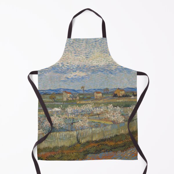 Item preview, Peach Trees in Blossom by Vincent van Gogh: Post Impressionist Landscape Poster designed and sold by artofuniverse.