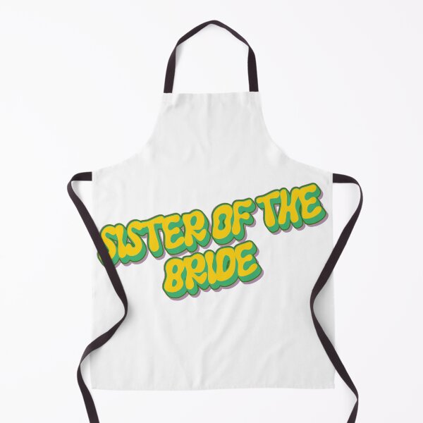 Item preview, SISTER OF THE BRIDE Retro Inflated Typography Wedding Design designed and sold by VibranPalette.