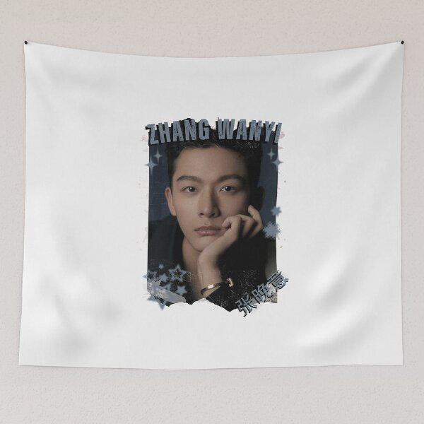 Item preview, Zhang Wanyi (张晚意) Chinese Actor Cdrama Chinese Entertainment Black and White Collage Digital Art Portrait designed and sold by AJUNICE STUDIO.
