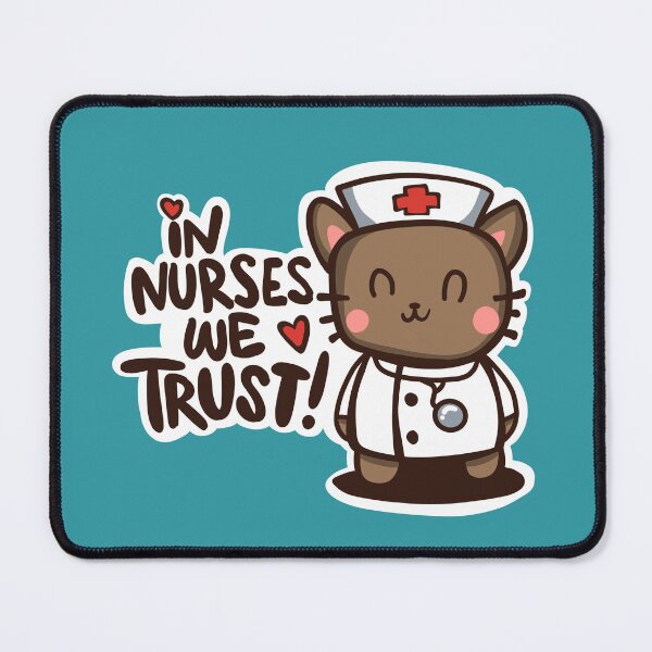 Item preview, Nurse cat cute trust me designed and sold by sianelliot.