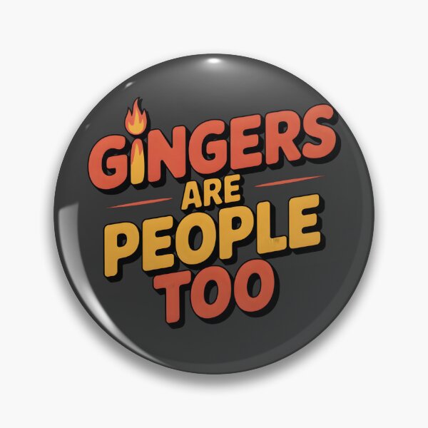 Item preview, Gingers Are People Too  Funny Redhead Humor Shirt Ginger Joke Flame Version designed and sold by Milosstudio.