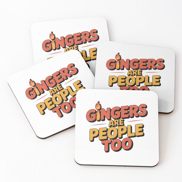 Item preview, Gingers Are People Too  Funny Redhead Humor Shirt Ginger Joke Flame Version designed and sold by Milosstudio.