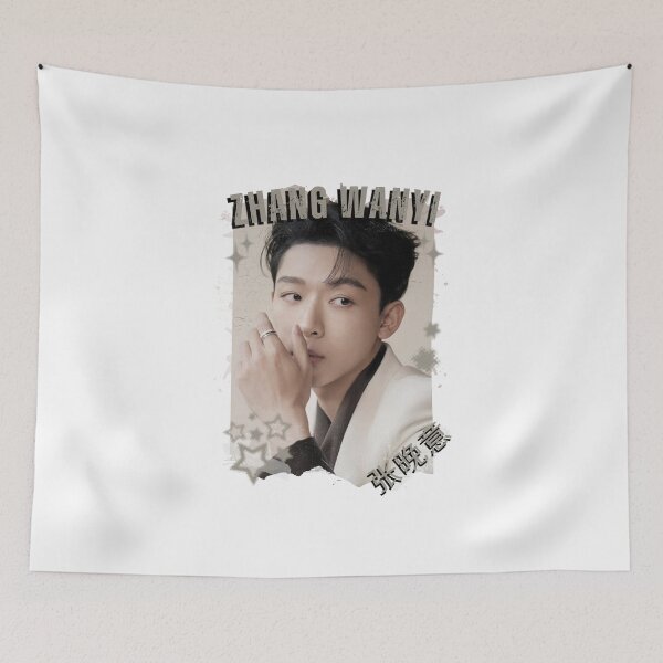 Item preview, Zhang Wanyi (张晚意) Chinese Actor Cdrama Chinese Entertainment Black and White Collage Digital Art Portrait designed and sold by AJUNICE STUDIO.