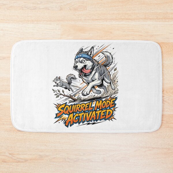 Item preview, Squirrel Mode Activated Funny Husky Chaos Design designed and sold by Tong4130.