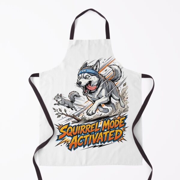 Item preview, Squirrel Mode Activated Funny Husky Chaos Design designed and sold by Tong4130.