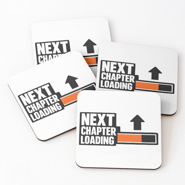 Item preview, Next Chapter Loading Bold Motivational Progress Bar designed and sold by FunFitLife Studio.