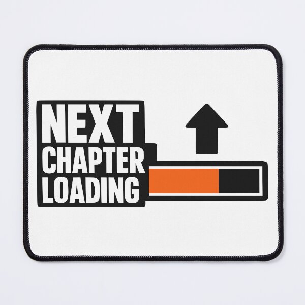Item preview, Next Chapter Loading Bold Motivational Progress Bar designed and sold by FunFitLife Studio.