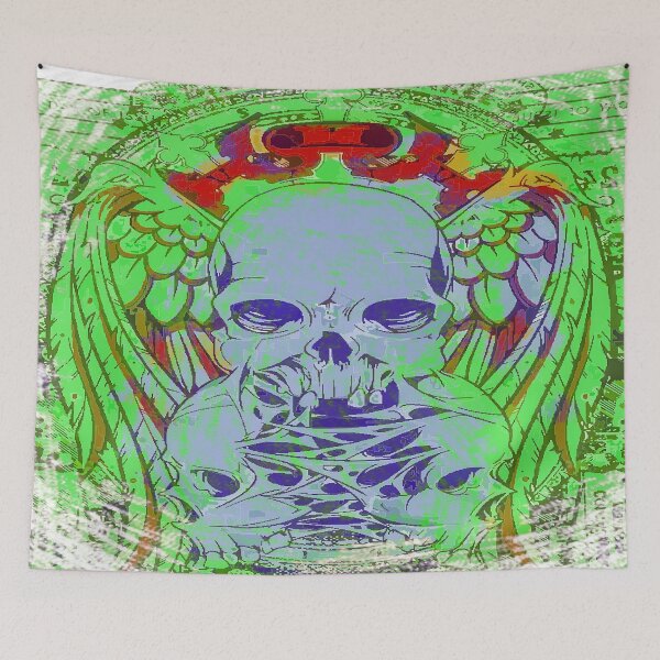 Item preview, fwc 0593 demon skull skeleton	 designed and sold by fred chiea.