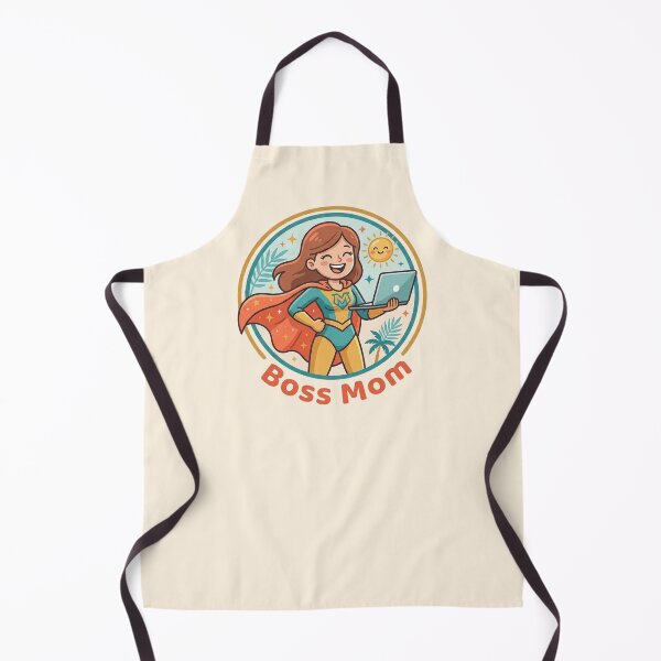 Item preview, Boss mom superhero superheroine Cute Circle Mother Aesthetic Shirt Pastel laptop cape motherhood is my superpower designed and sold by VISO-art.