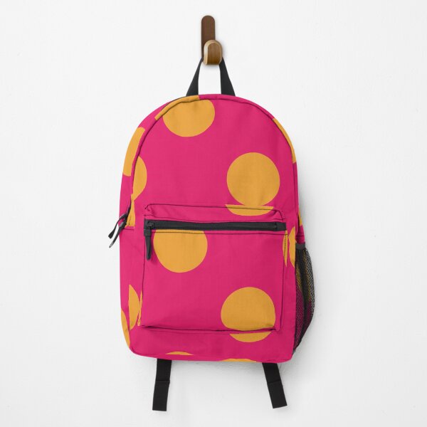 Item preview, LARGE POLKA DOTS 1-2026. ORANGE AND NEON PINK designed and sold by isamartindesign.