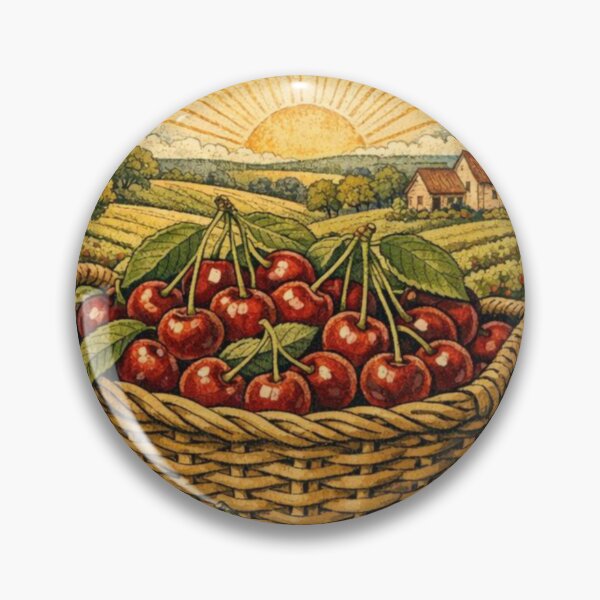 Item preview, Vintage Farmer Market Cherry poster designed and sold by hollycooper.