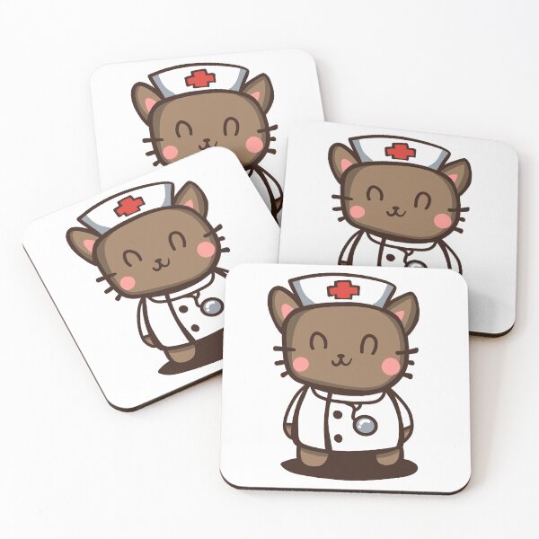 Item preview, Cat doctor nurse hospital designed and sold by sianelliot.